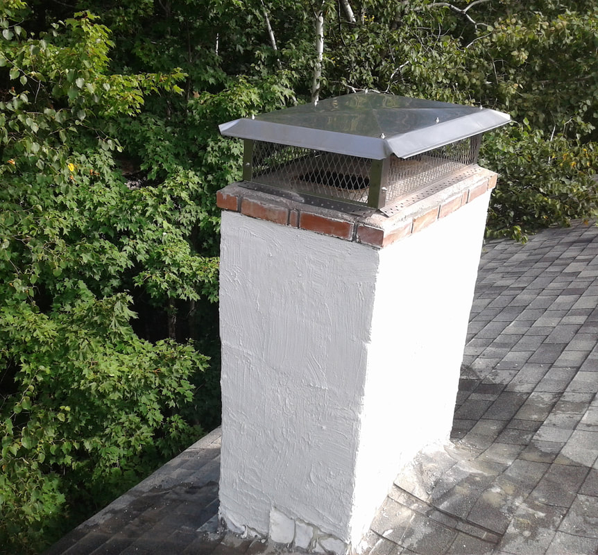 The solution, with chimney cap.